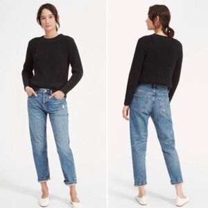Everlane Women’s Denim Boyfriend Baggy Oversized Jeans Straight Leg Plus Size